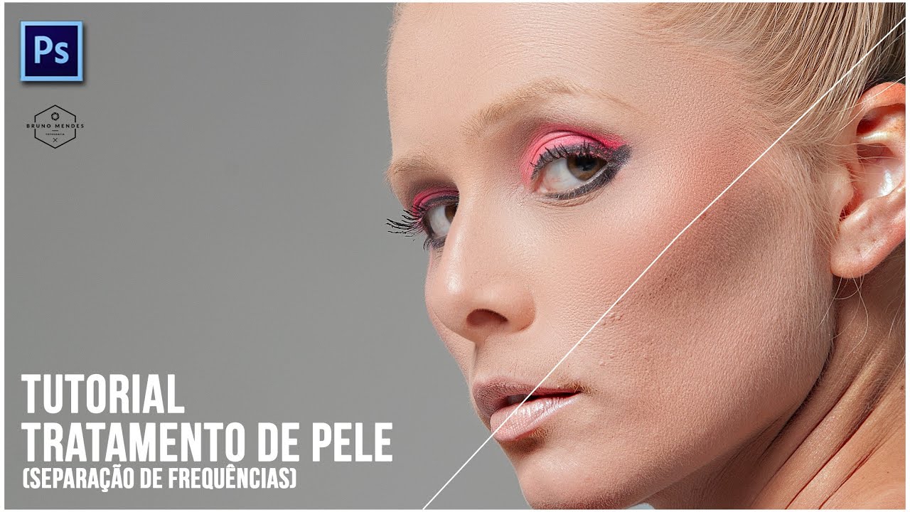 Tutorial - Tratamento de pele profissional (Separação de frequências) Photoshop CS6 🔥