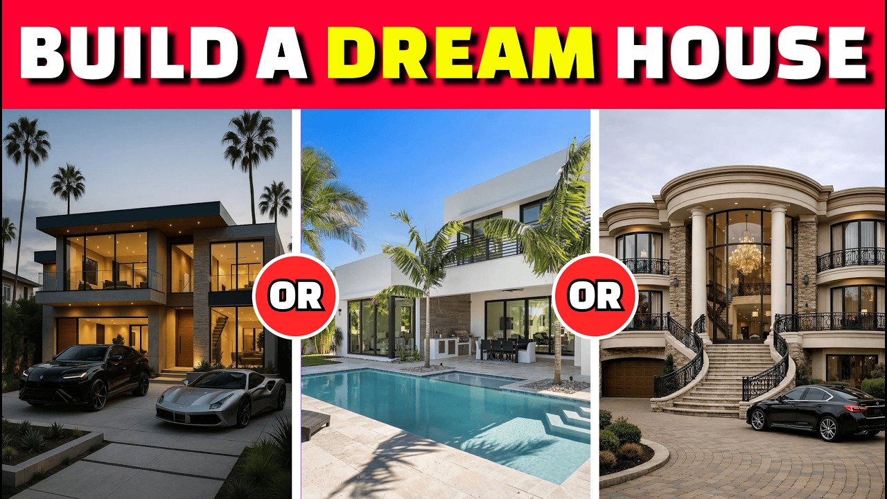 Would You Rather..? Build Your SUPER Dream House 🏡✨ | QuizArena