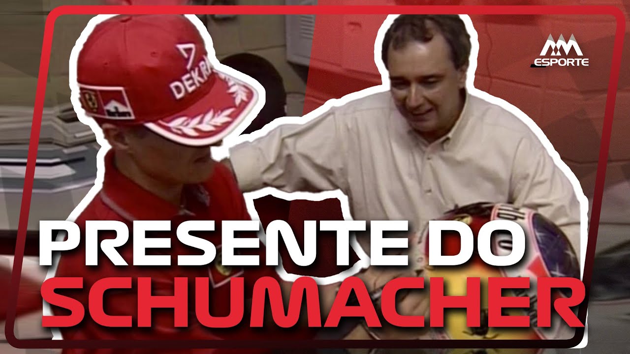 COMO REGINADO LEME GANHOU UM CAPACETE DO SCHUMACHER – CORTES DO AUTOMOTOR