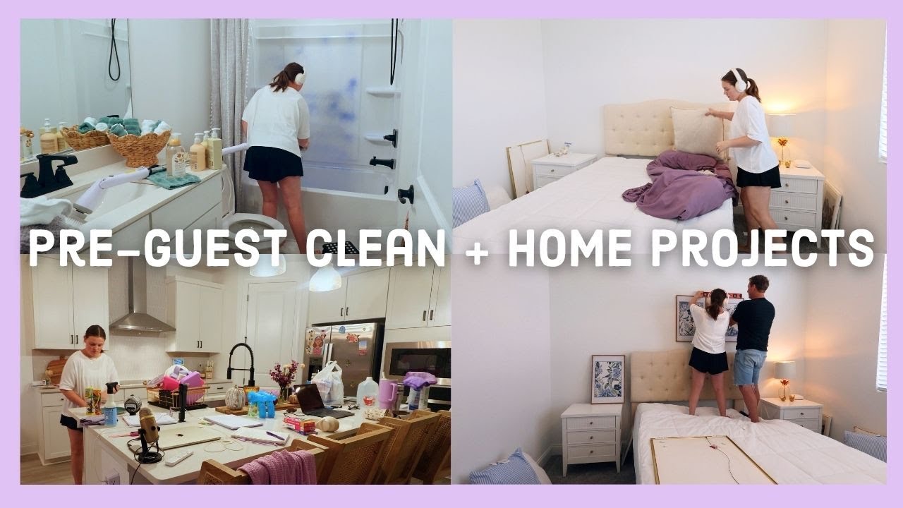 PREPPING FOR GUESTS | Home Projects, Cleaning Motivation & Mini Fall Decorating