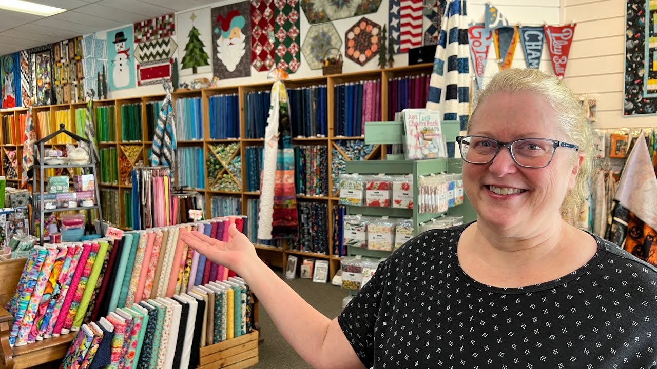 Explore The Quilted Forest: Quilts, Fabric, Creativity & More! - TOUR of our newly rearranged space!