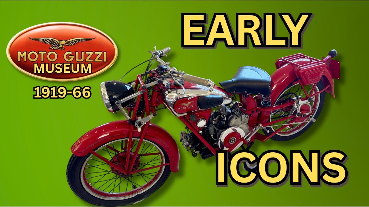 Винтажные дорожные мотоциклы Moto Guzzi 1919–1966 (Музей Moto Guzzi)