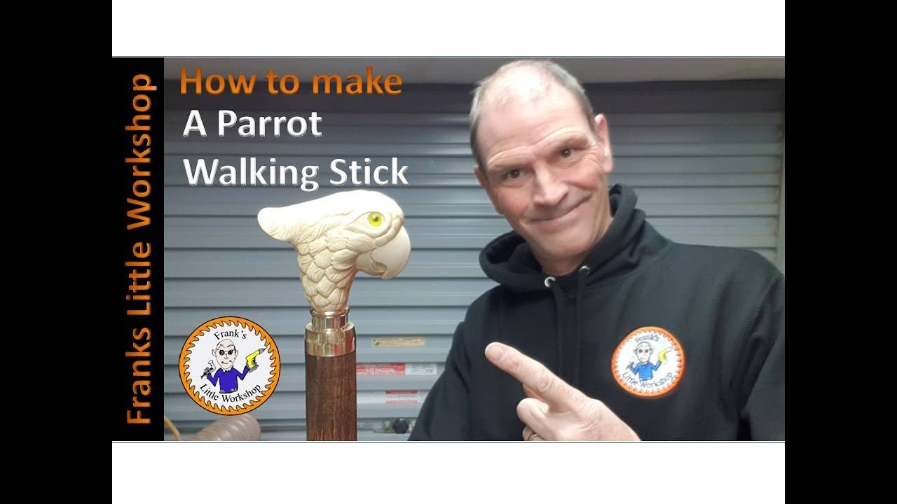 How to make a "Parrot Walking Stick"