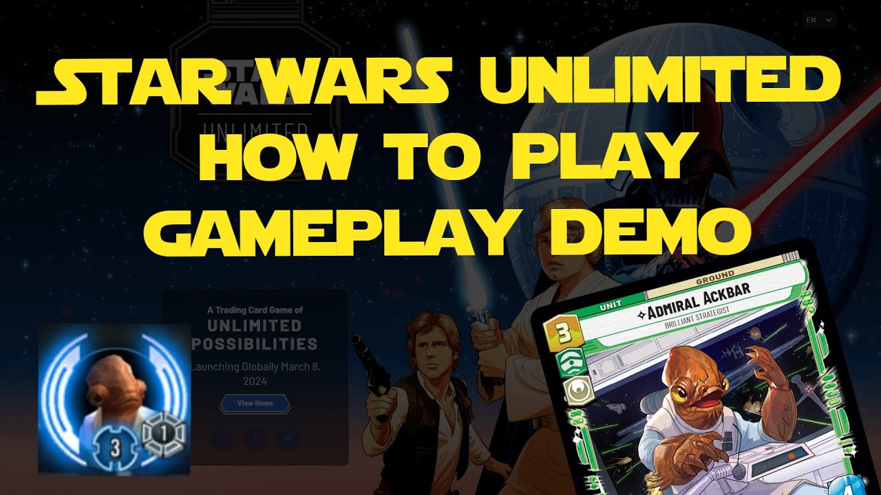 Star Wars Unlimited | How to Play & Demo Gameplay