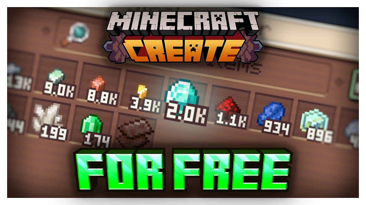 Building a Machine that makes INFINITE RESOURCES (Minecraft Create 6.0)