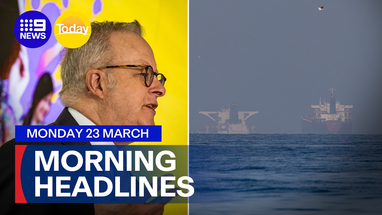 PM Albanese phones Asia for fuel supplies; Iran issued ultimatum by US | 9 News Australia