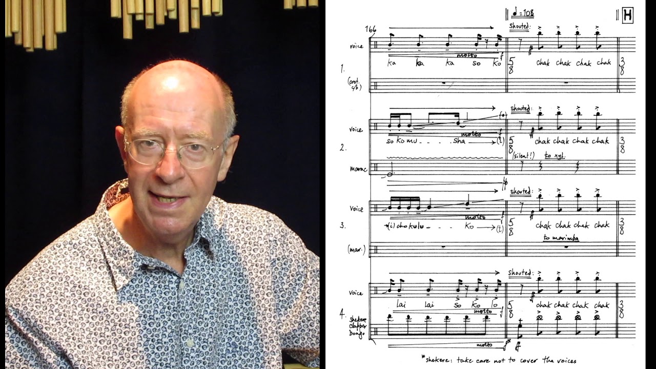 James Wood: Village Burial with Fire (Video introduction by the composer)