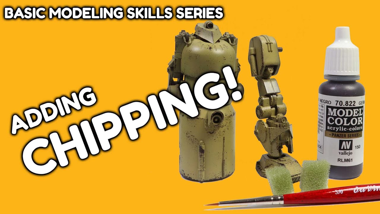 Basic Modeling Skills - Adding  Chipping To Your Scale Models