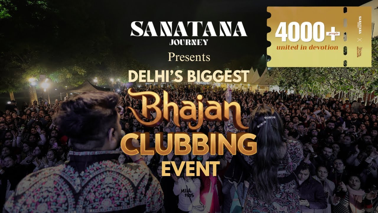Delhi&rsquo;s Biggest Bhajan Clubbing Event Trailer 2025🔱 | Indira Gandhi Stadium | 21 Dec 2025 Aftermovie