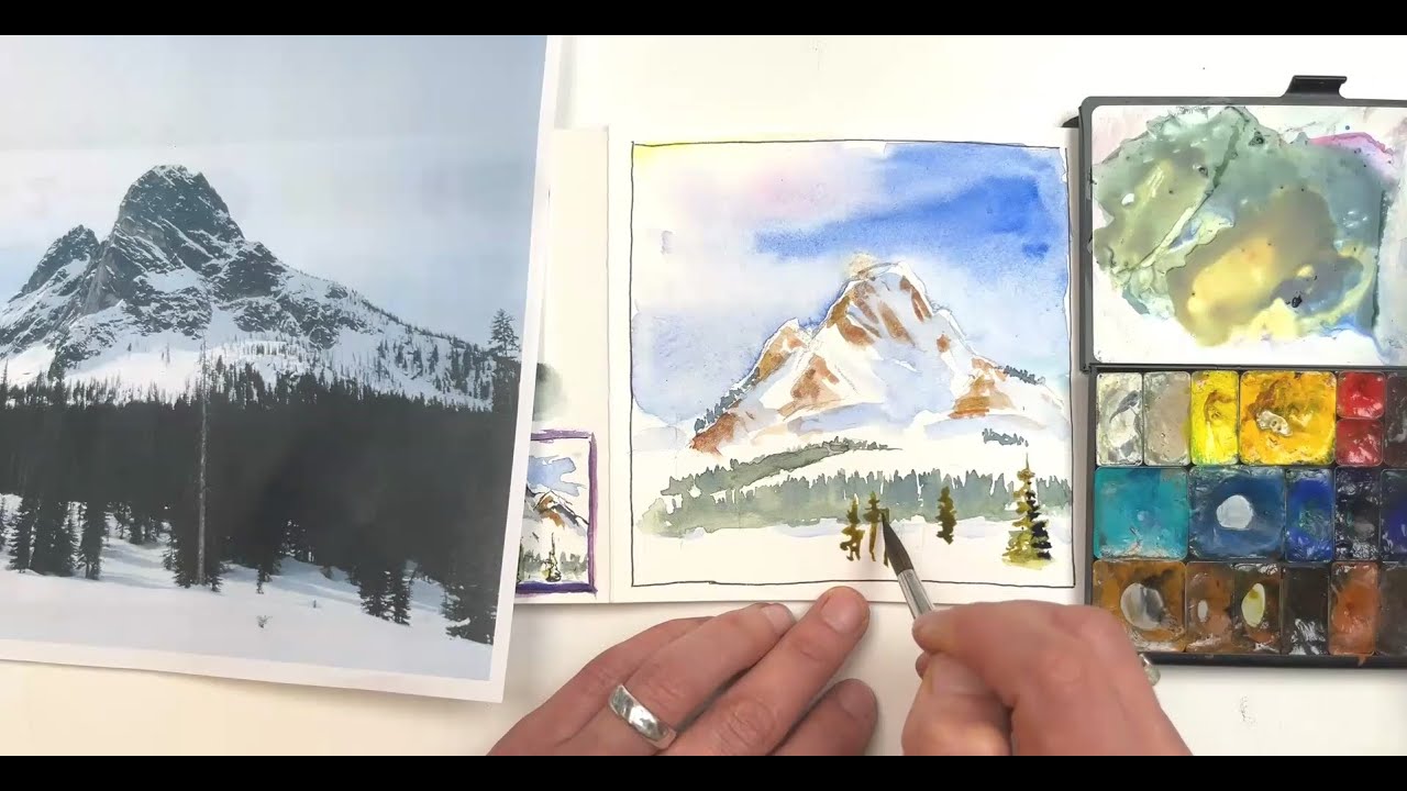 Sketching Winter Landscapes with Maria Coryell-Martin