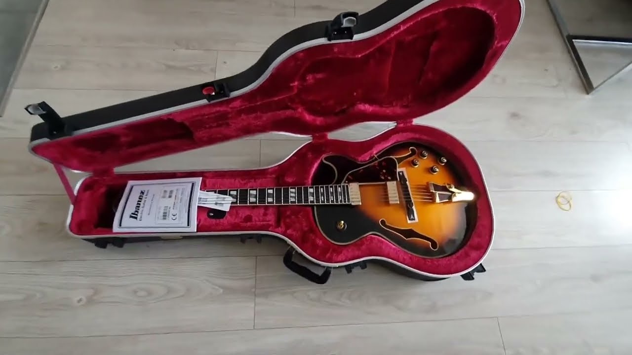 Unboxing Ibanez GB10SE-BS Signature hollowbody electric guitar of George Benson