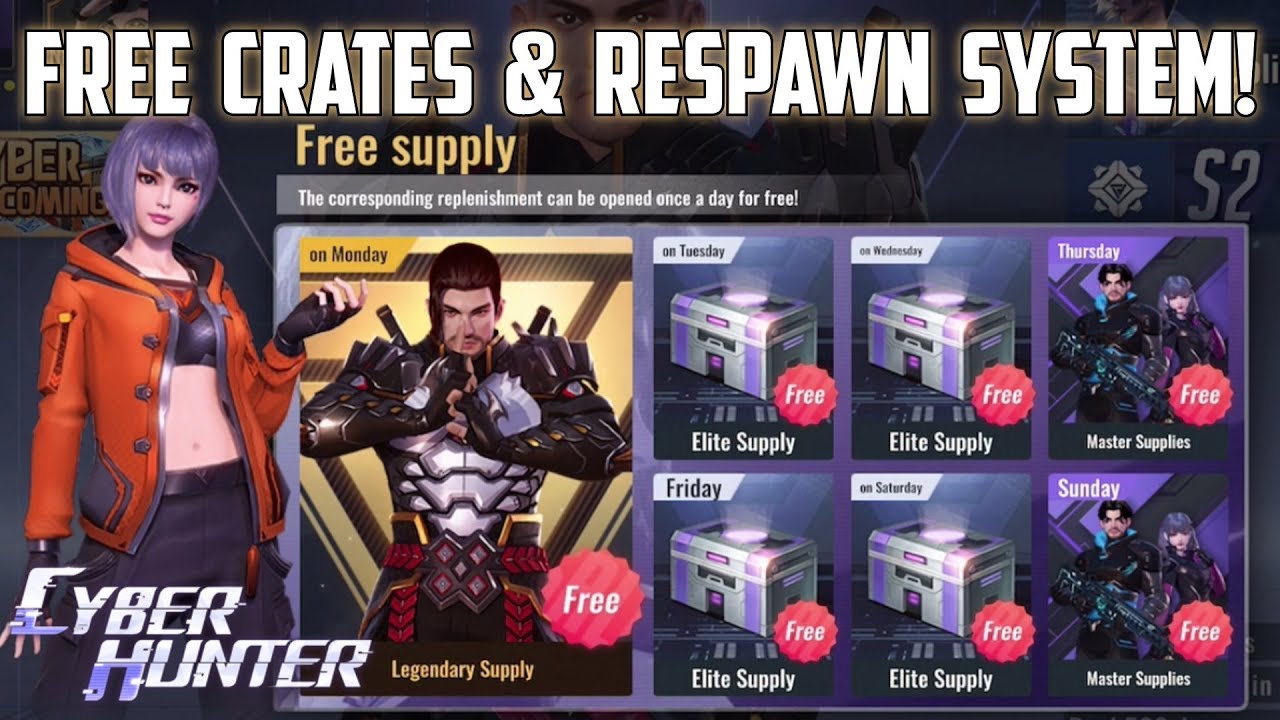 NEW UPDATE OUT! - FREE CRATES & RESPAWN SYSTEM! - Cyber Hunter