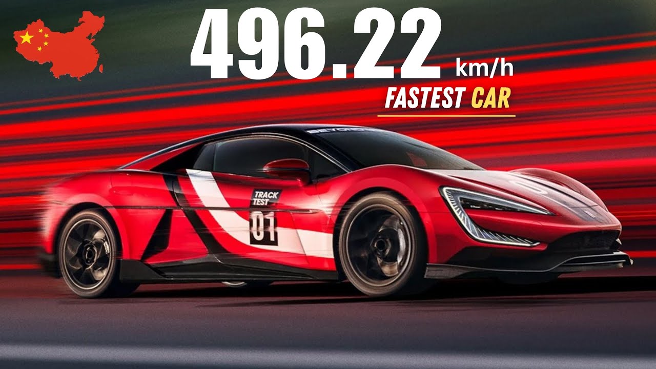 BYD Yangwang U9 только что вошел в историю — максимальная скорость 496,22 км/ч!