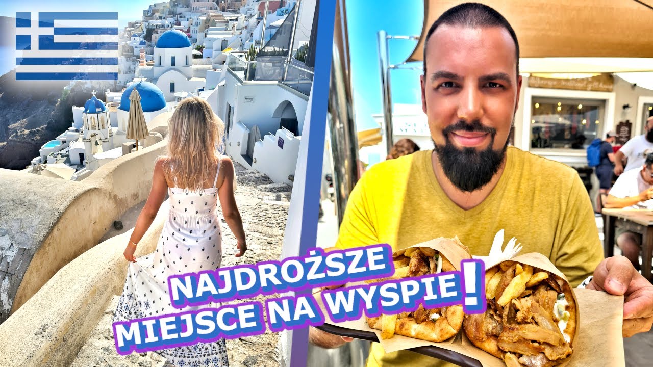 Sprawdzamy NAJWYŻEJ oceniane RESTAURACJE na SANTORINI-Oia | Nasze pierwsze WRAŻENIA!?| Grecja Vlog.1