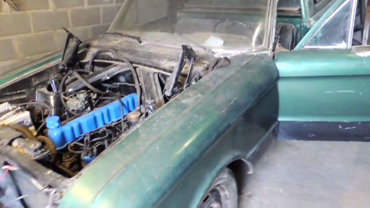 Instalando el motor en la ranchero ARRANCA CON LA MANO