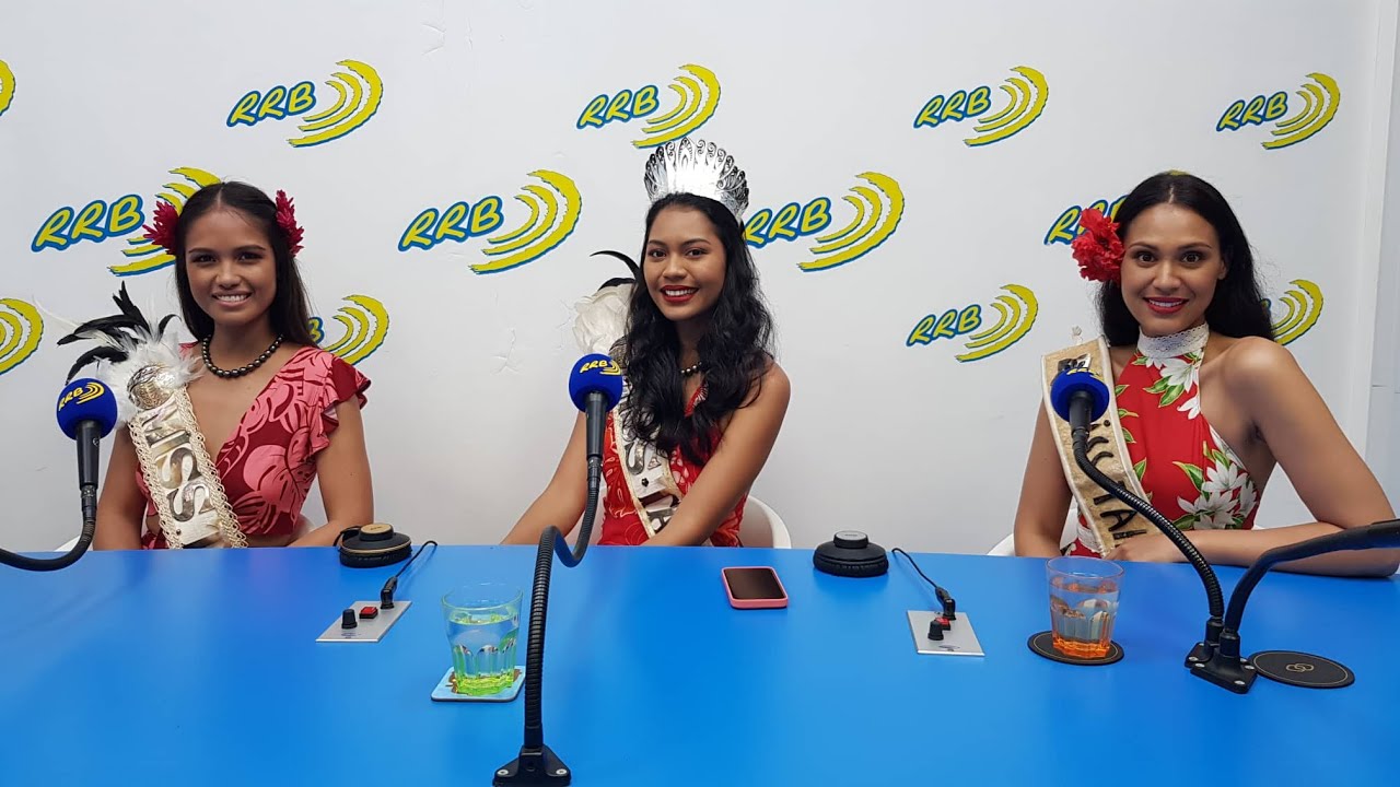 Les Miss Tahiti 2022, 2021 et 2014 sur RRB avant la Foire de Bourail