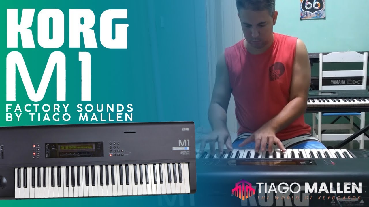 Korg M1 (Review Full) Test Sounds by Tiago Mallen (Factory sounds) #korgm1