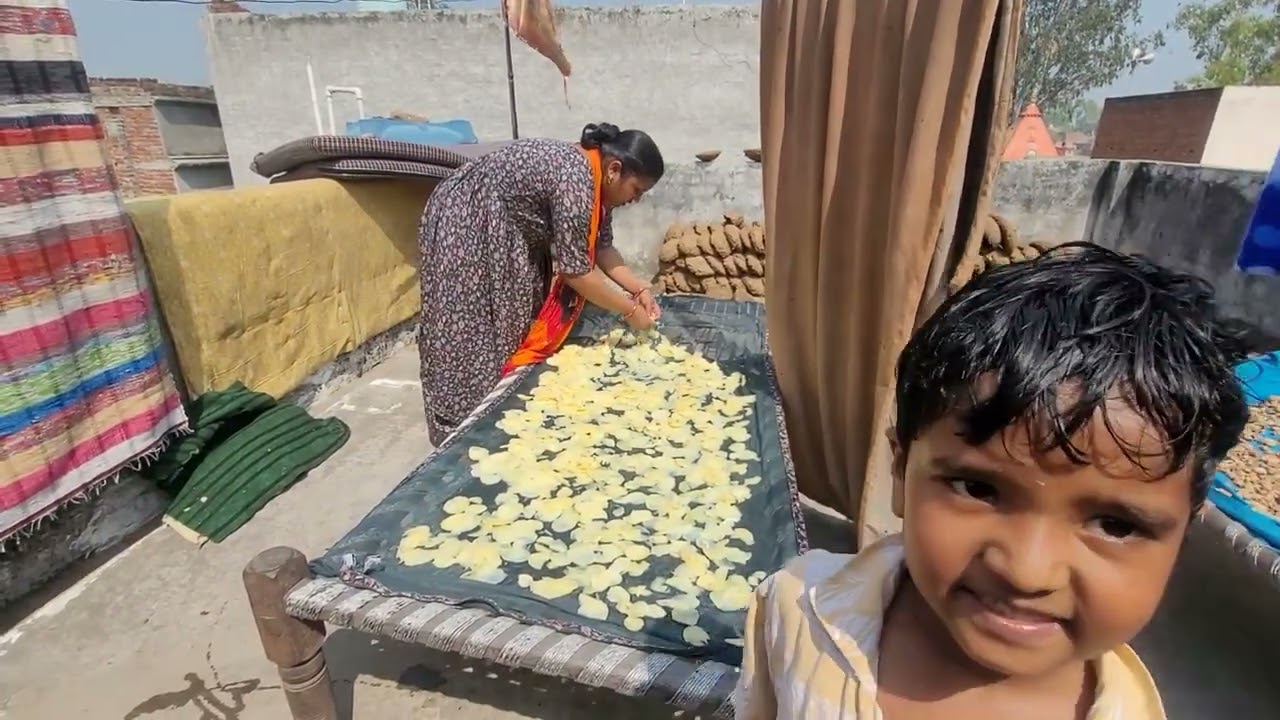 हो गई नवरात्रि की तैयारी || बना डाले Chip's #Ravipalfamily