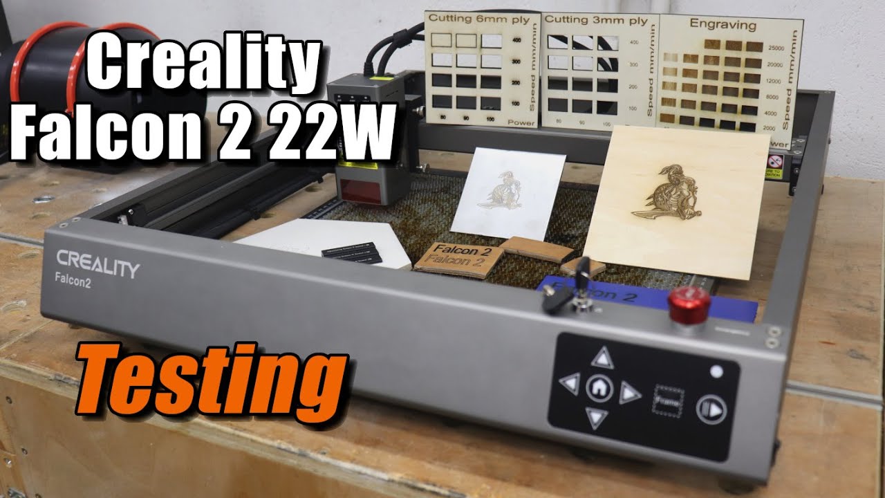 Лазерный гравер Creality Falcon 2 22 Вт | Подробная сборка и всестороннее тестирование