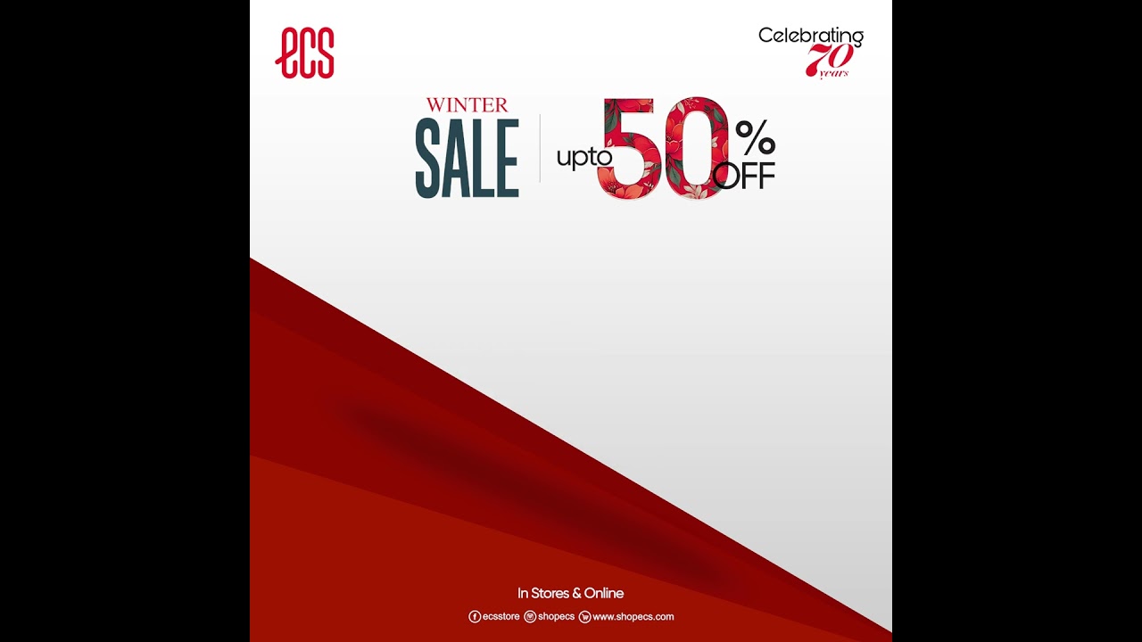 ECS - Winter Sale | Upto 50% Off | In Stores & Online