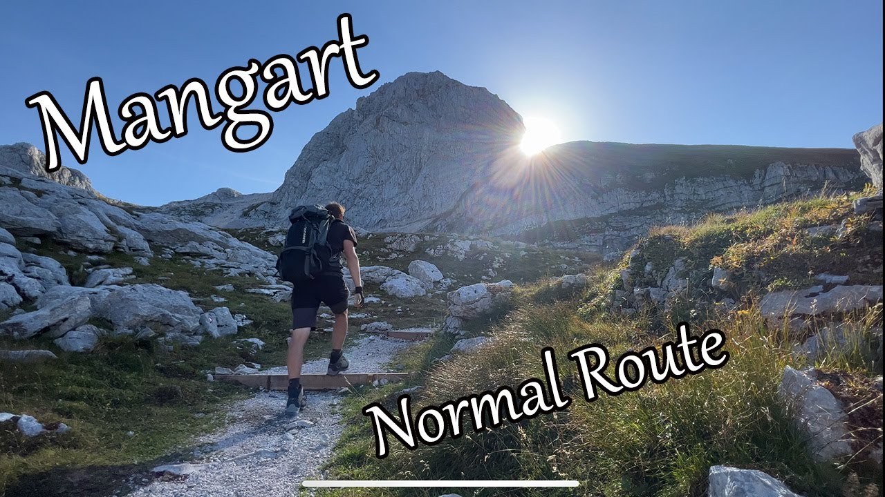 Mangart 2677m - Normalweg - Normal Route - Via Normale