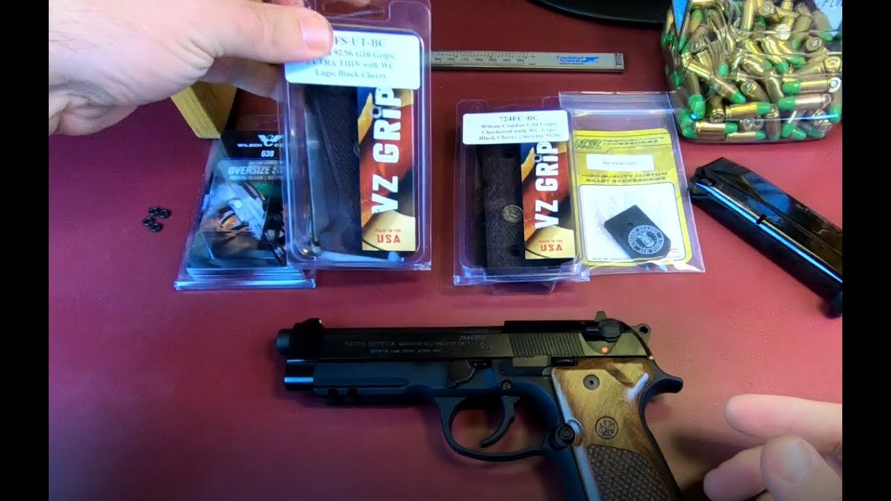 Wilson Combat Ultra Thin vs Regular Grips Comparison Beretta 92