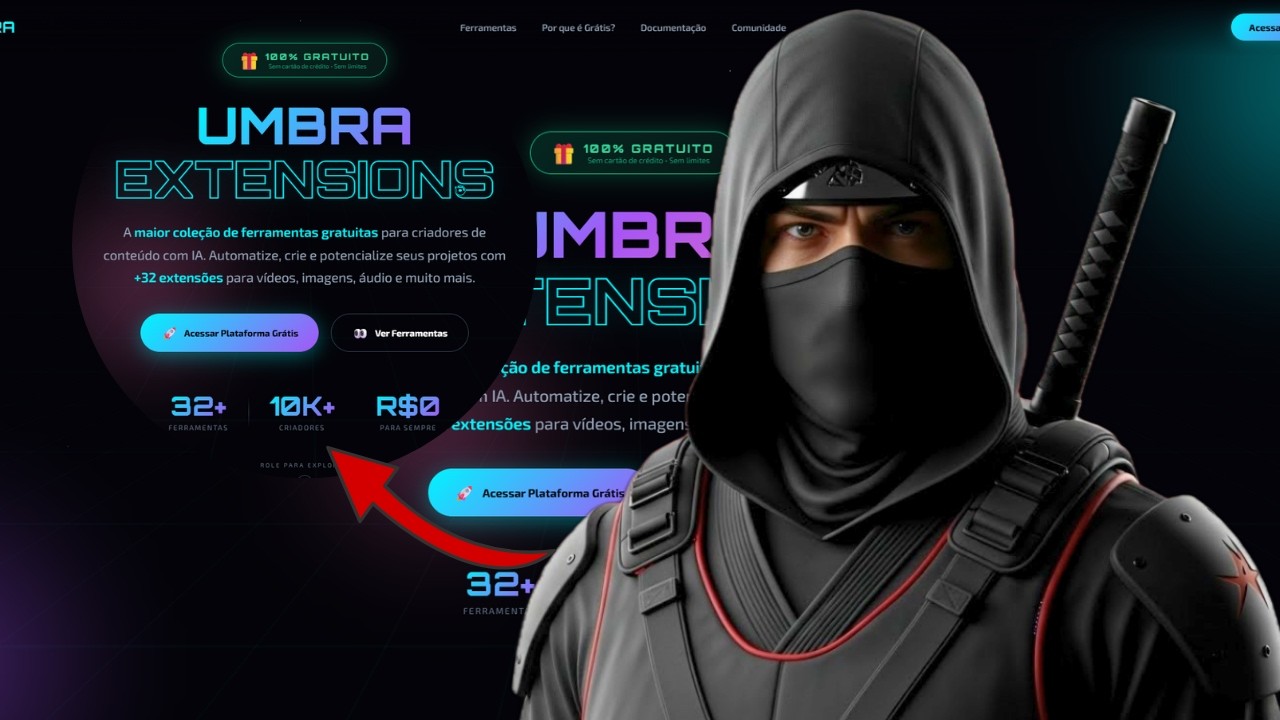 🔥 UMBRA HUB LIBERADO! Suite COMPLETA de Ferramentas para YouTuber 100% GRÁTIS [Acesso Total]