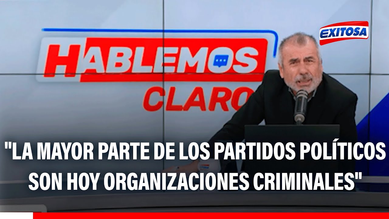 🔴🔵 Nicolás Lúcar: "La mayor parte de los partidos políticos son hoy organizaciones criminales"