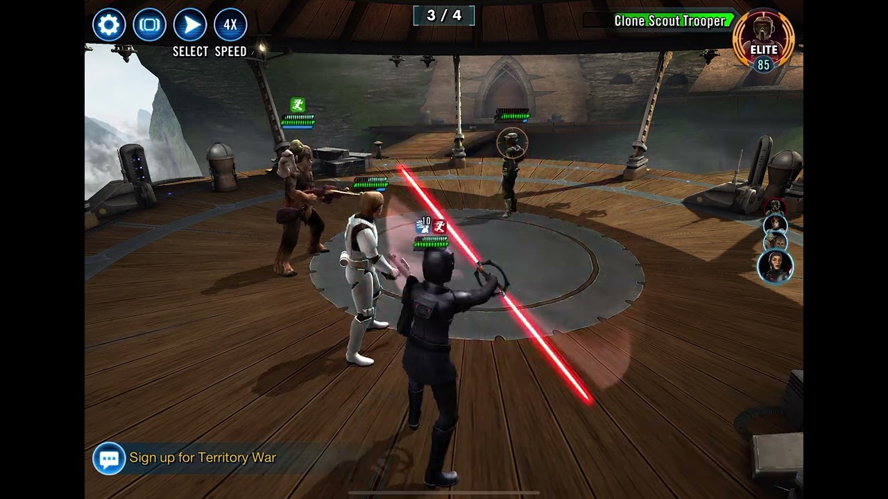 SWGOH, Light Libration (Era Battle): Tier 1 Gameplay 