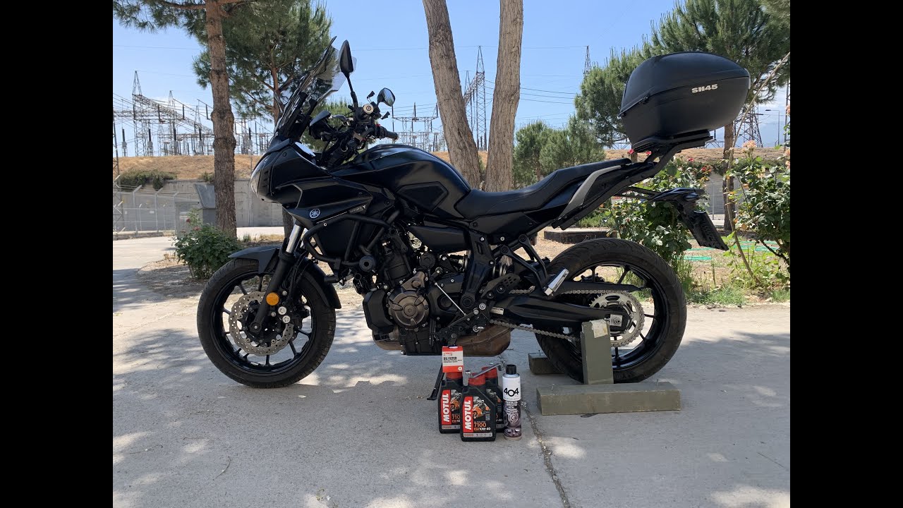 Tracer 700 Yağ Değişimi-Oil Change MOTUL 7100 10W40