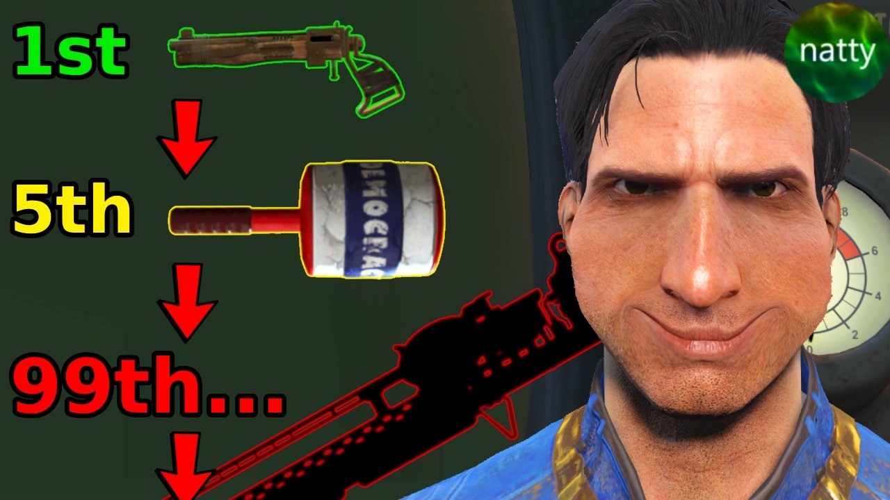 Fallout 4, but Every Kill Upgrades My Weapon