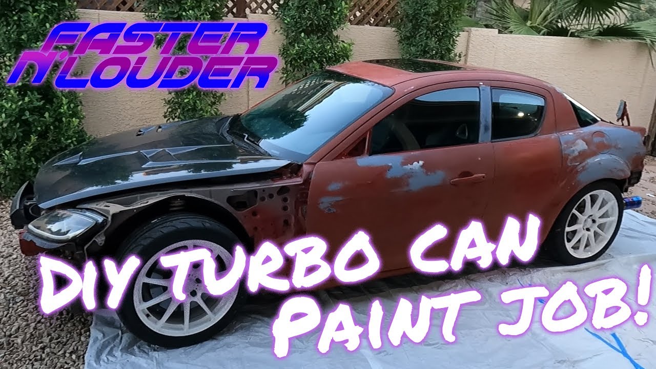 Покраска RX8 за 200 долларов | Самостоятельная покраска краской Rustoleum с помощью баллончиков T...
