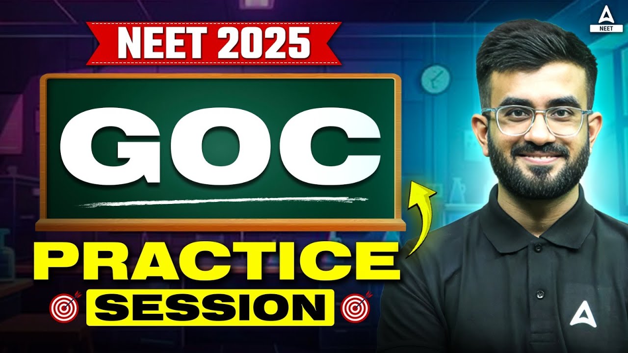 GOC - Question Practice Session | Organic Chemistry | NEET 2025 | Nitesh Devnani