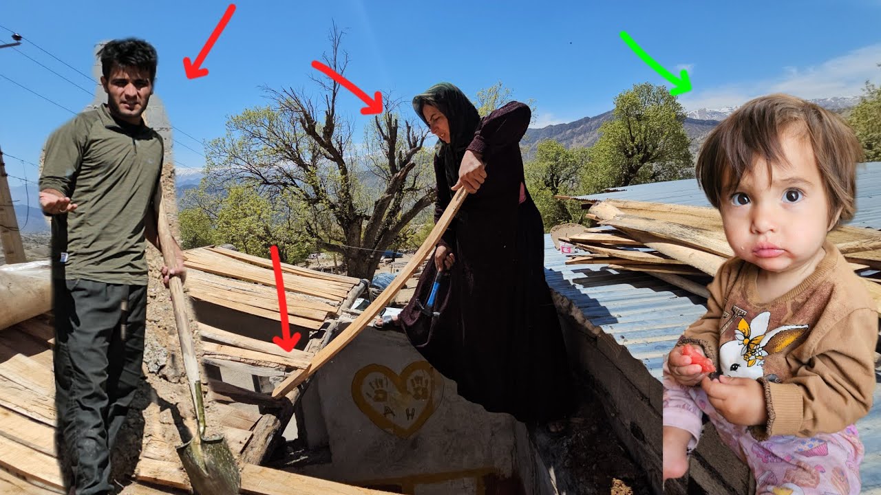 Lonely nomadic woman turns abandoned house into dream paradise!
