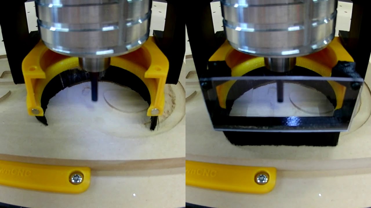 PwnCNC Dust Boot with Rigid Shopvac
