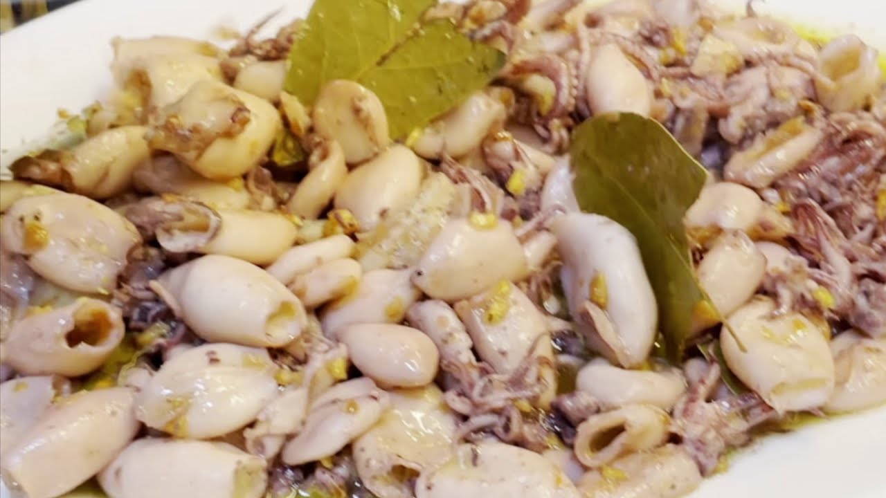 BABY SQUID IN OLIVE OIL RECIPE | SQUID | SEAFOOD RECIPE EASY COOKING