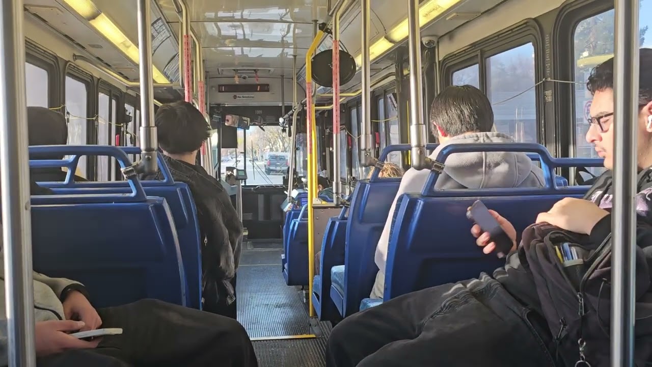 I'm so sorry, guys. I had to record too much like students going to school on VTA Bus #1009 on 51