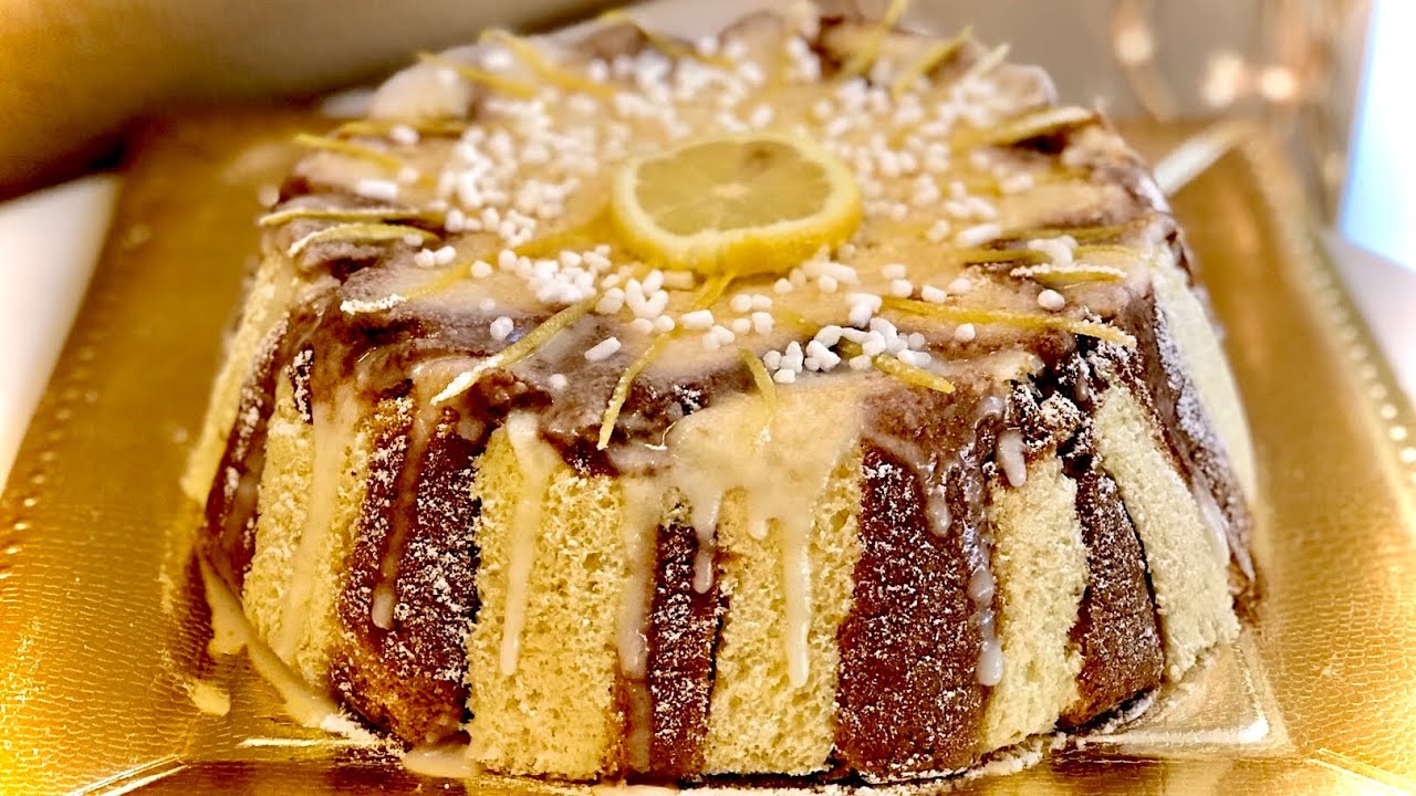 TORTA DI CAPODANNO AL PANDORO CON CREMA AL LIMONE 🍋 Ricetta veloce PANDORO CAKE WITH LEMON CREAM
