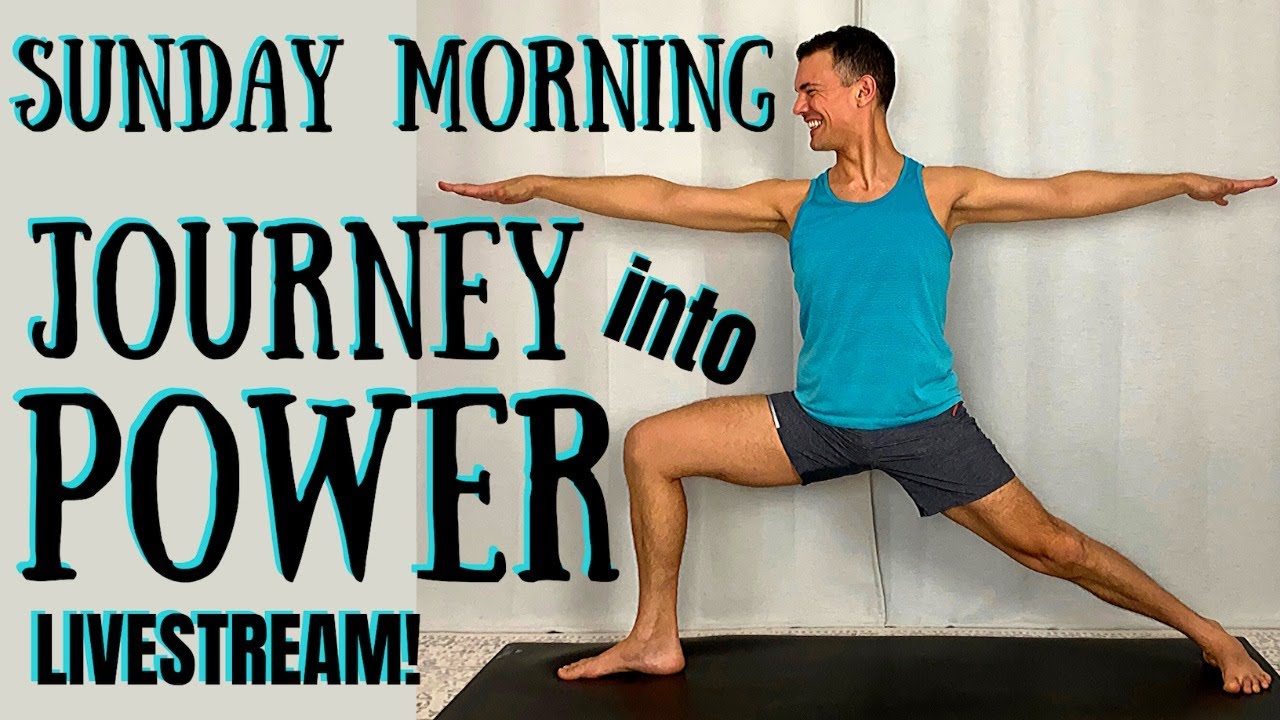 Journey Into Power | 60-Minute Baptiste Yoga Flow (Sunday Morning Livestream Class!)
