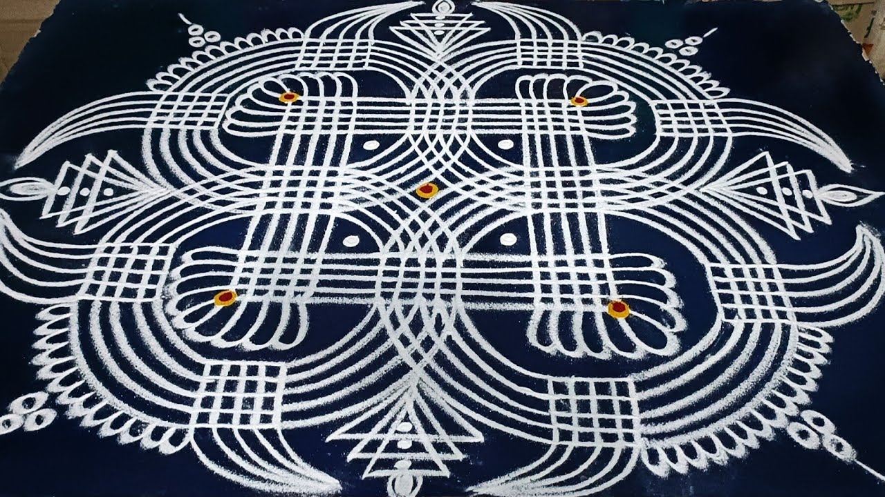 Traditional Rangoli designs 🌺 Beautiful padi kolam designs 🌺 Amazing Festival rangoli designs