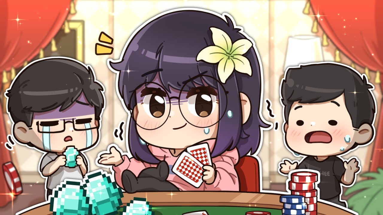 gambling at the minecraft casino! - ft. ryanhiga, kristoferyee & sydney