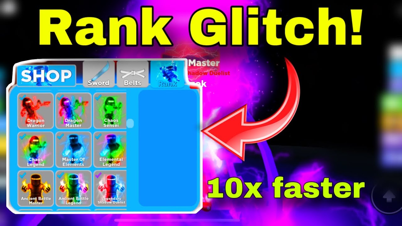 (WORKING) How to Rank Glitch in Ninja Legend 2023* ~ Roblox