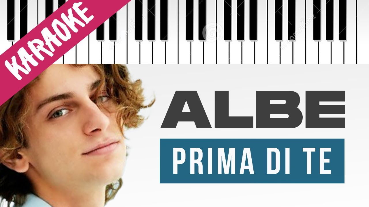 Albe | Prima Di Te | AMICI 21 // Piano Karaoke con Testo