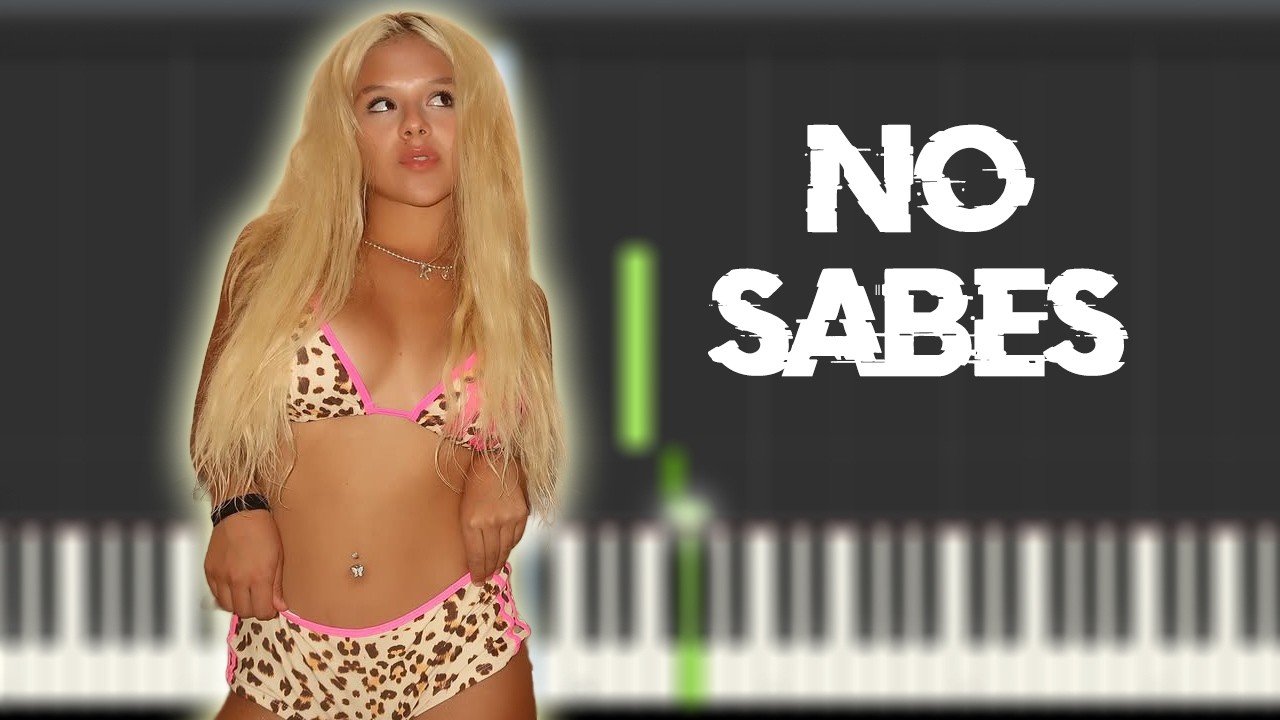 Karina - No sabes | Piano Tutorial / Partitura / MIDI