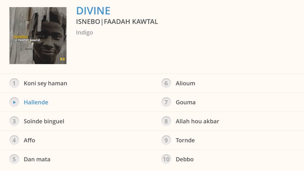 Isnebo, Faadah Kawtal - Divine