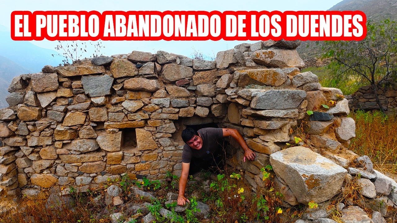 Un PUEBLO ABANDONADO en las monta&ntilde;as | pueblo de duendes  | ft @masvmas