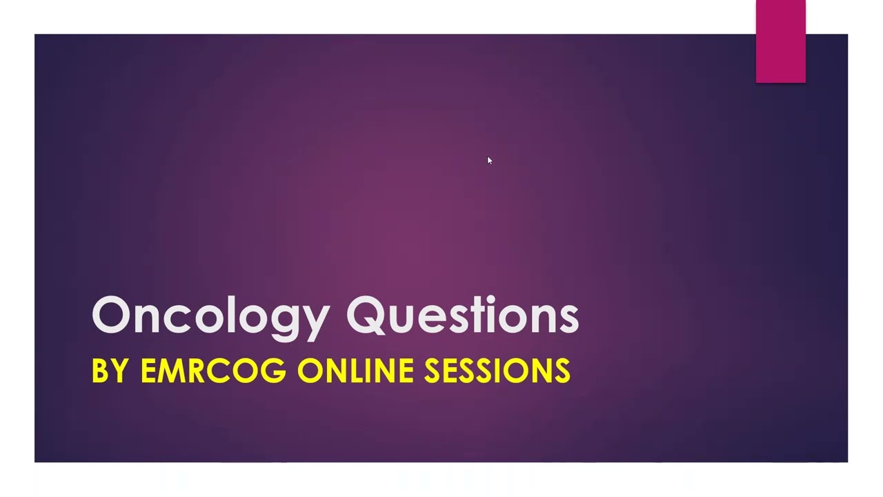 EMQ Tips - Oncology