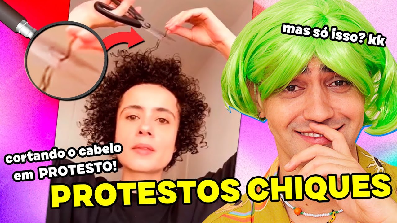 PROTESTOS CHIQUES E PREGUIÇOSOS DOS FAMOSOS