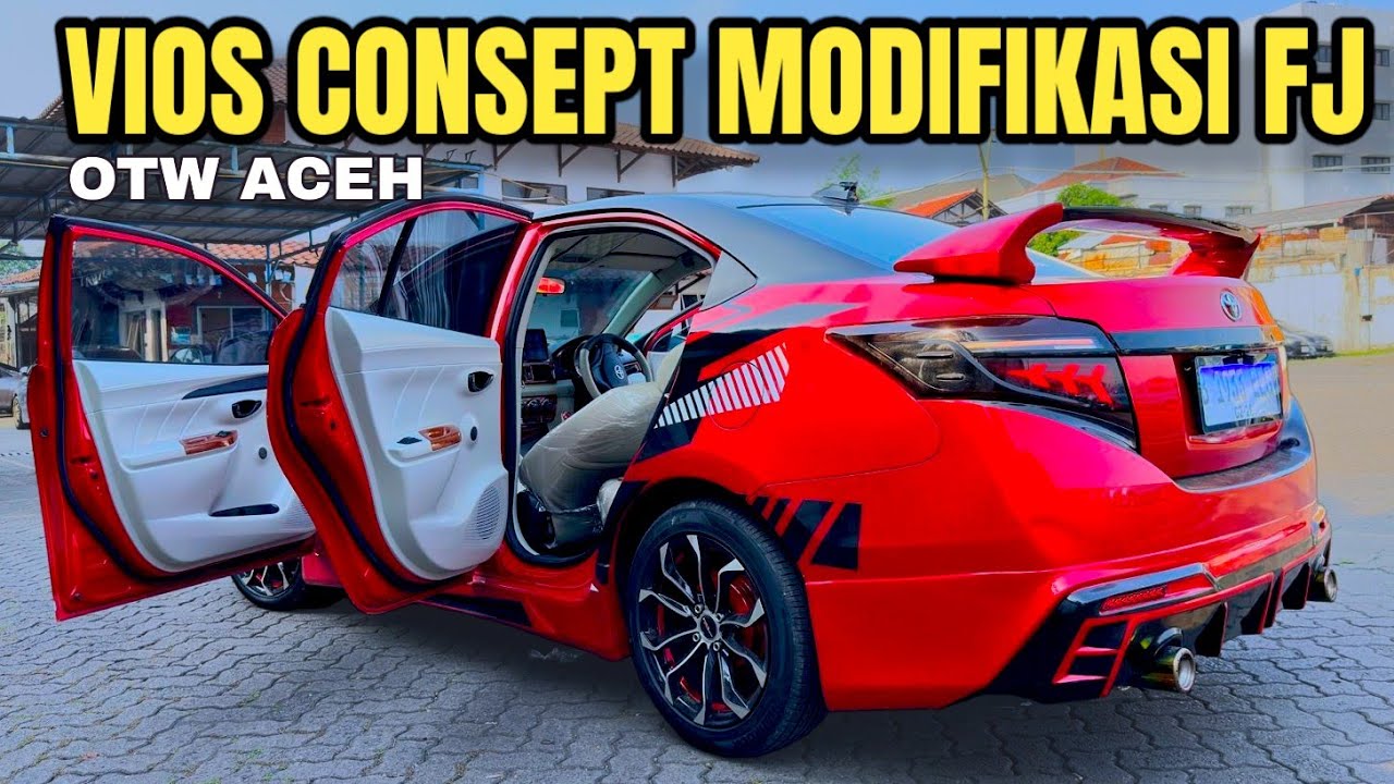VIOS🔴RED MICA CONSEPT FJ‼️PESANAN ACEH🚙🔥💨💨💨🏁🏁😄✌️✌️