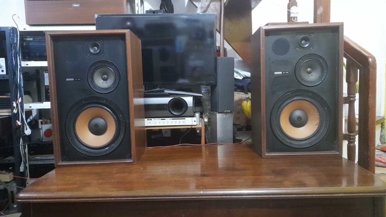 technics turntable sl-5 denon pma-390mk4 amplifier sansui sp-150 ctto song for demo